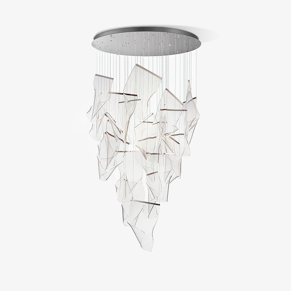 Lucuian Kronleuchter Acryl LED Abstrakt Schwebend