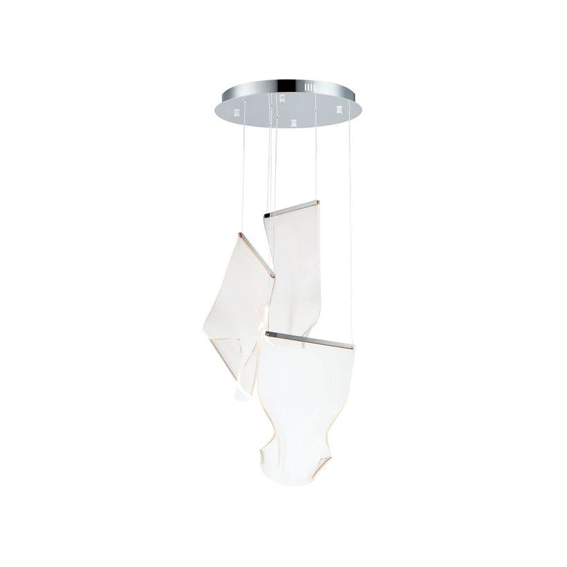 Lucuian Kronleuchter Acryl LED Abstrakt Schwebend