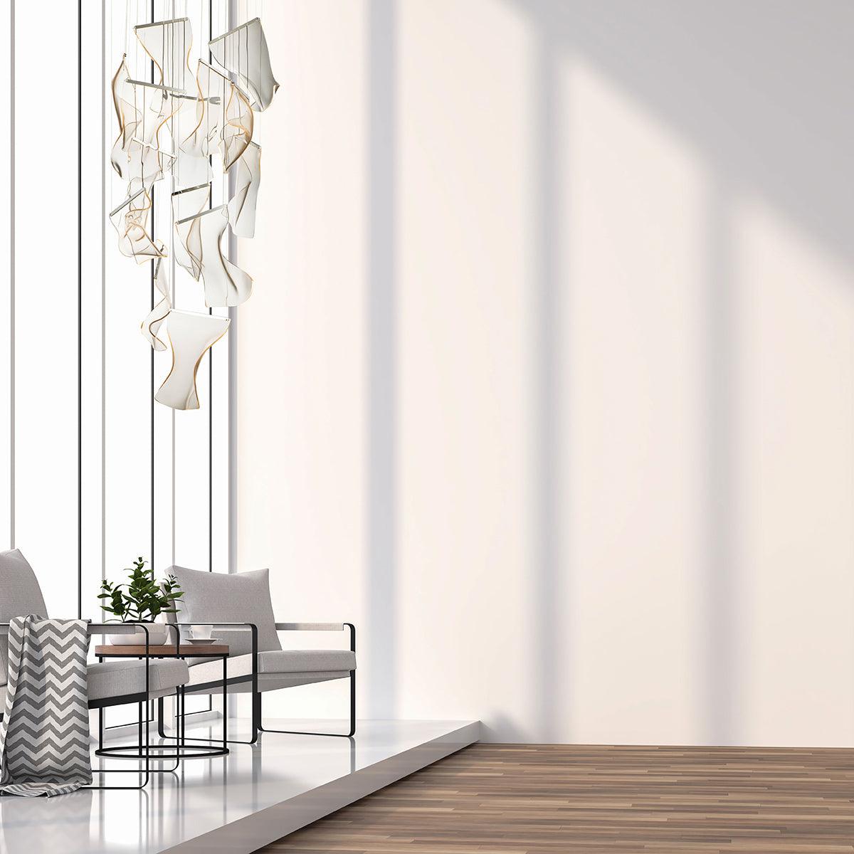 Lucuian Kronleuchter Acryl LED Abstrakt Schwebend