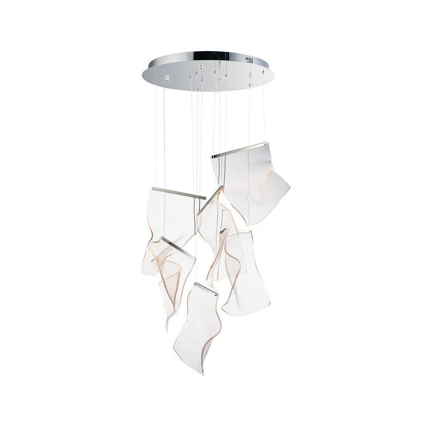 Lucuian Kronleuchter Acryl LED Abstrakt Schwebend