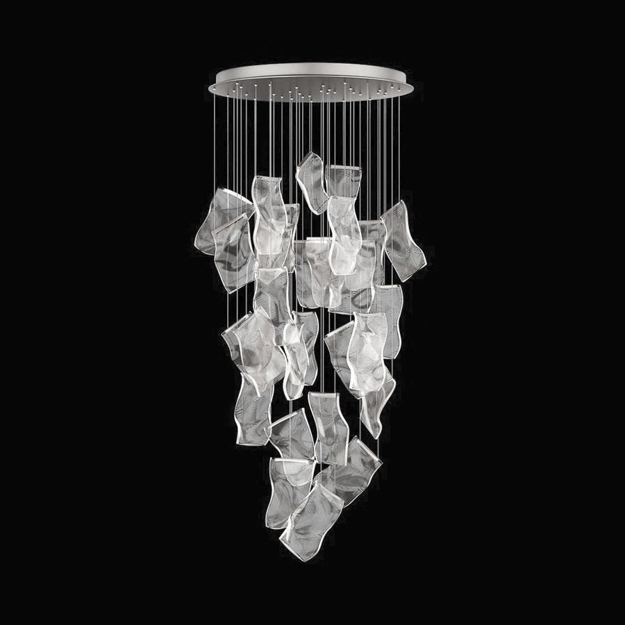 Lucuian Kronleuchter Acryl LED Abstrakt Schwebend