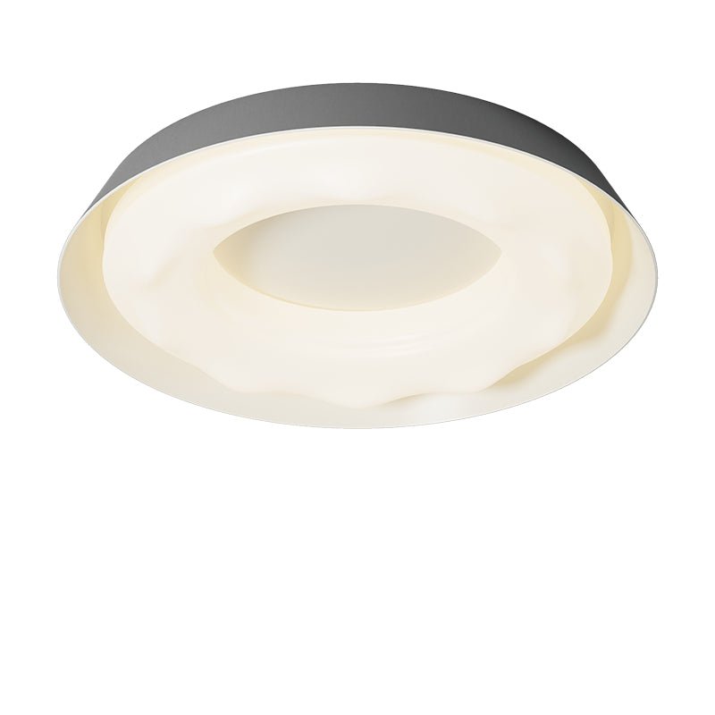 Vathais zeitgenössische minimalistische Deckenleuchte mit Wellenoptik