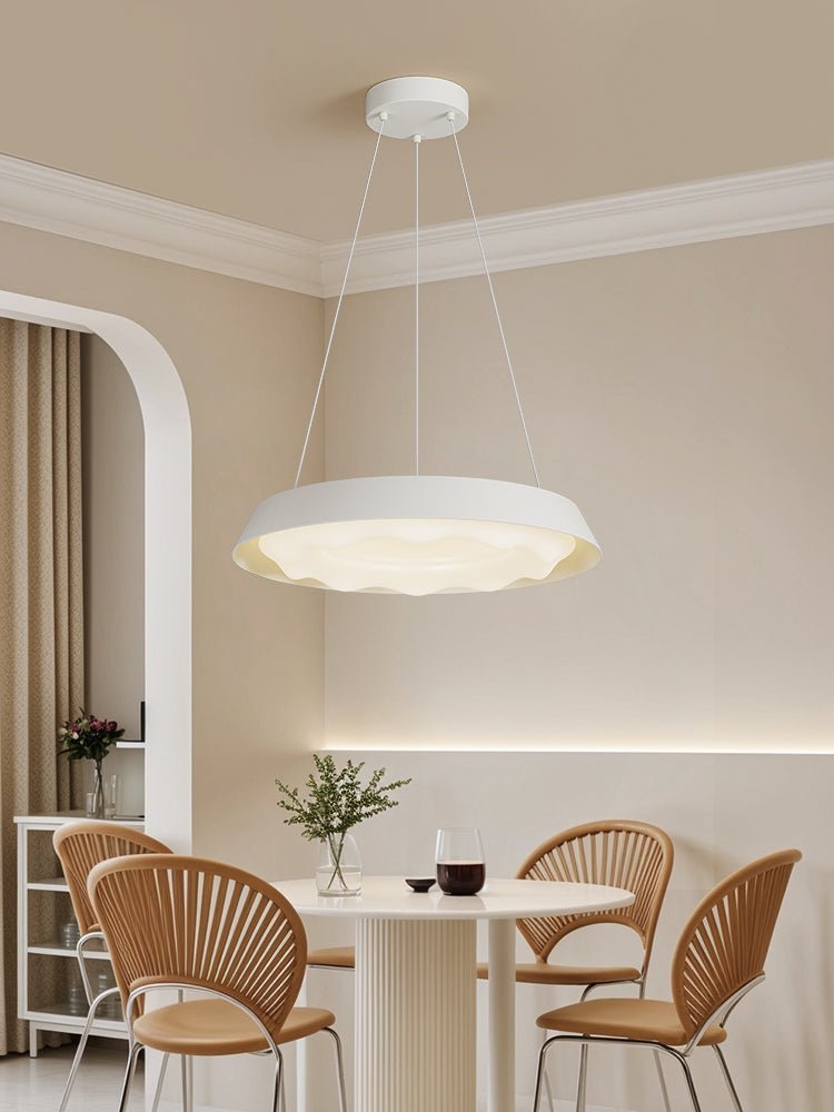 Vadoror zeitgenössische minimalistische Pendelleuchte mit Wellenmuster