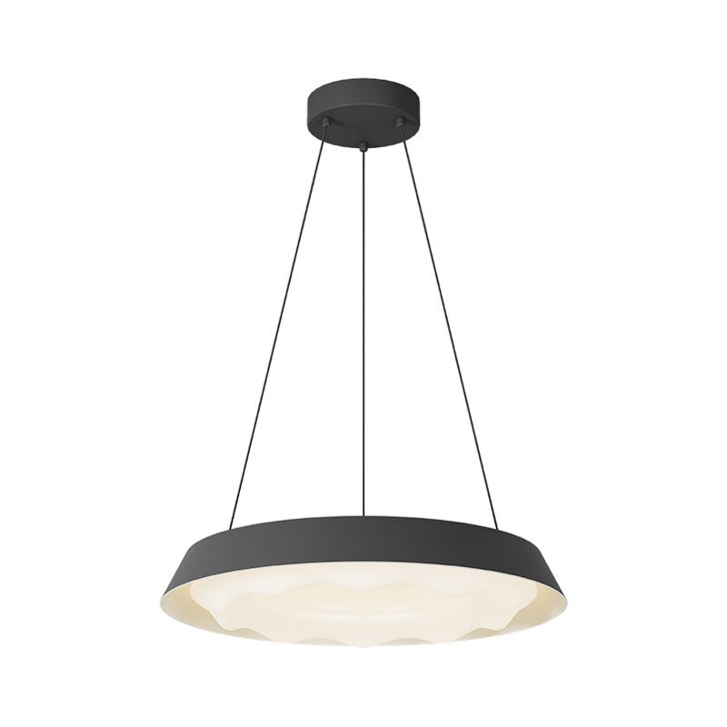 Vadoror zeitgenössische minimalistische Pendelleuchte mit Wellenmuster