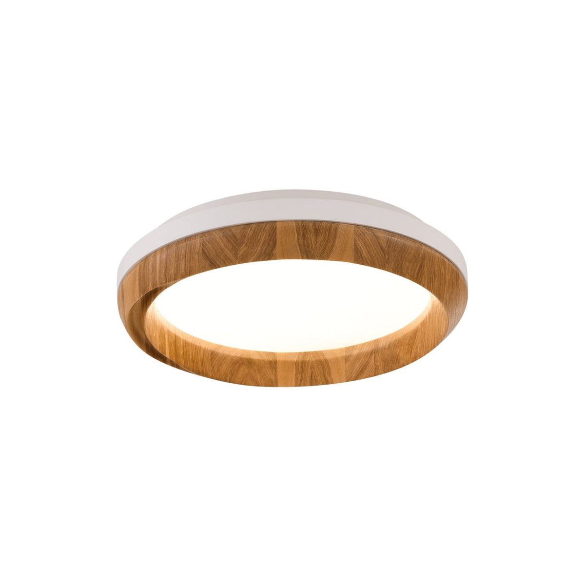 Aurdoreth zeitgenössische minimalistische Deckenleuchte aus Holz mit Wellenoptik