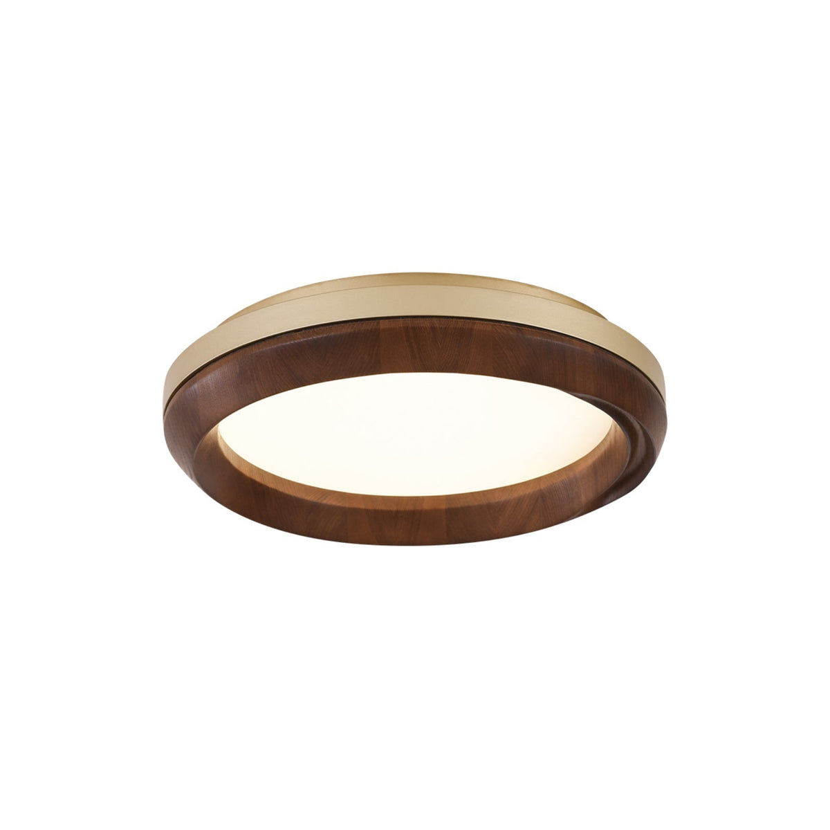 Aurdoreth zeitgenössische minimalistische Deckenleuchte aus Holz mit Wellenoptik
