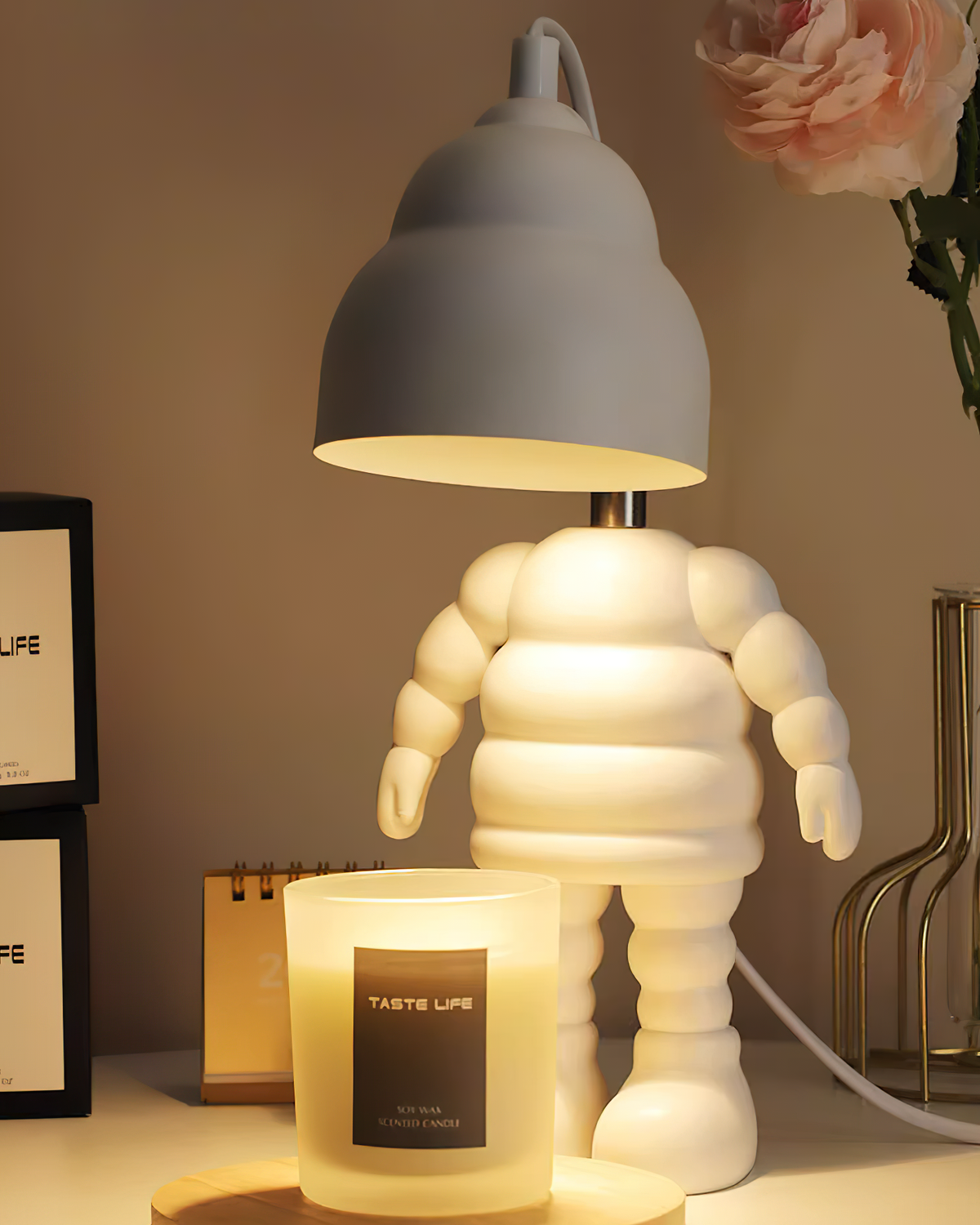 Teriueon Kerzenwärmer-Tischlampe