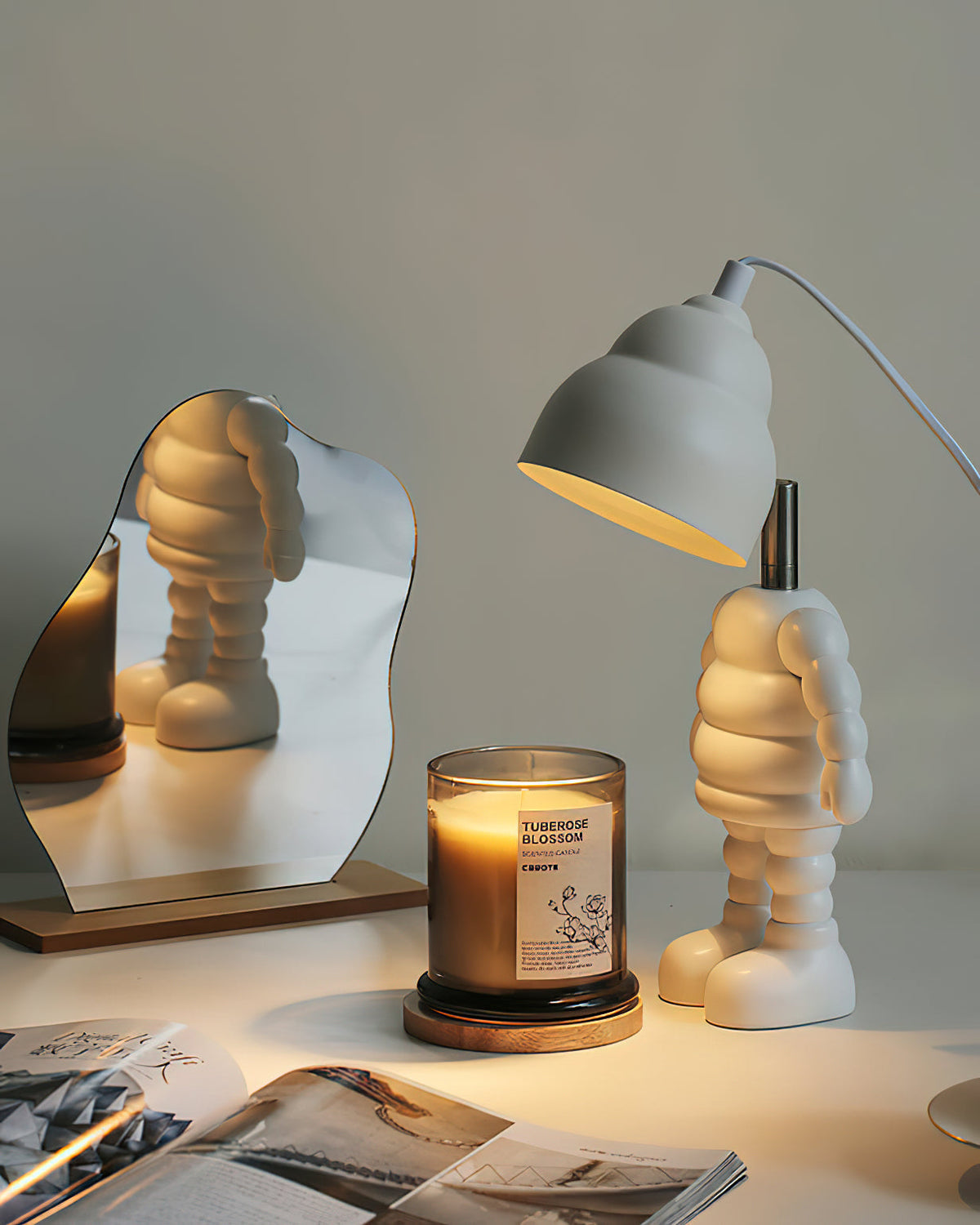 Teriueon Kerzenwärmer-Tischlampe