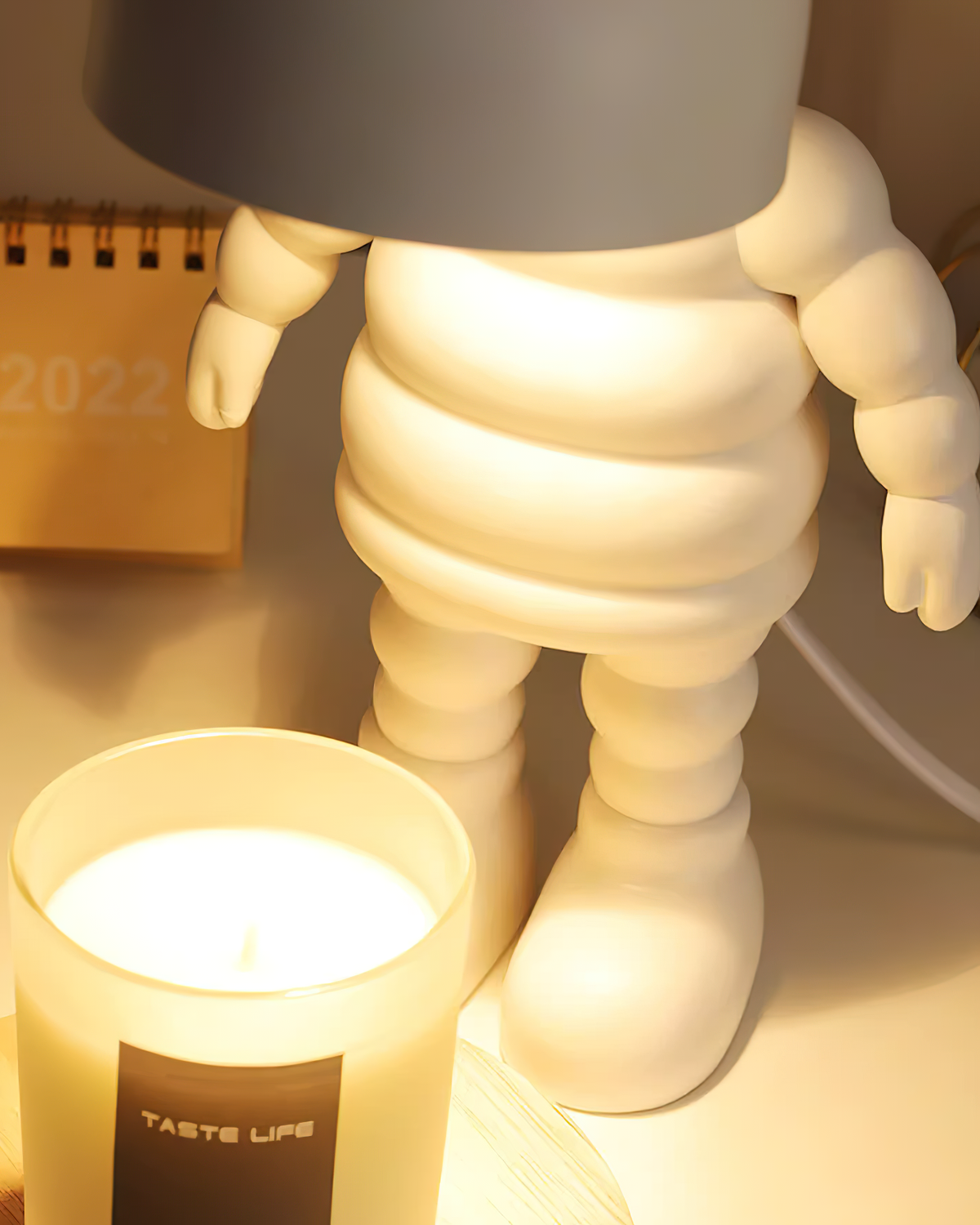 Teriueon Kerzenwärmer-Tischlampe