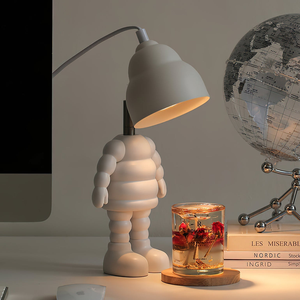 Teriueon Kerzenwärmer-Tischlampe