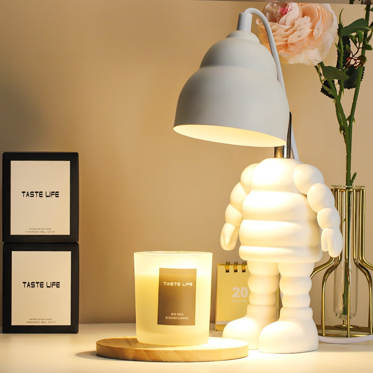 Teriueon Kerzenwärmer-Tischlampe