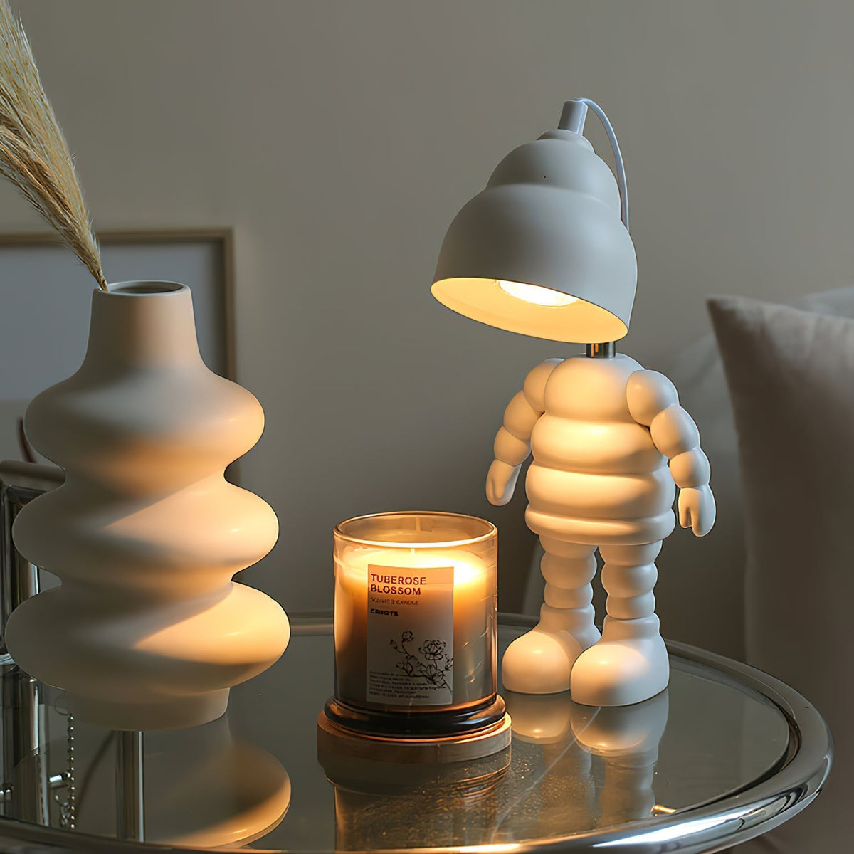 Teriueon Kerzenwärmer-Tischlampe