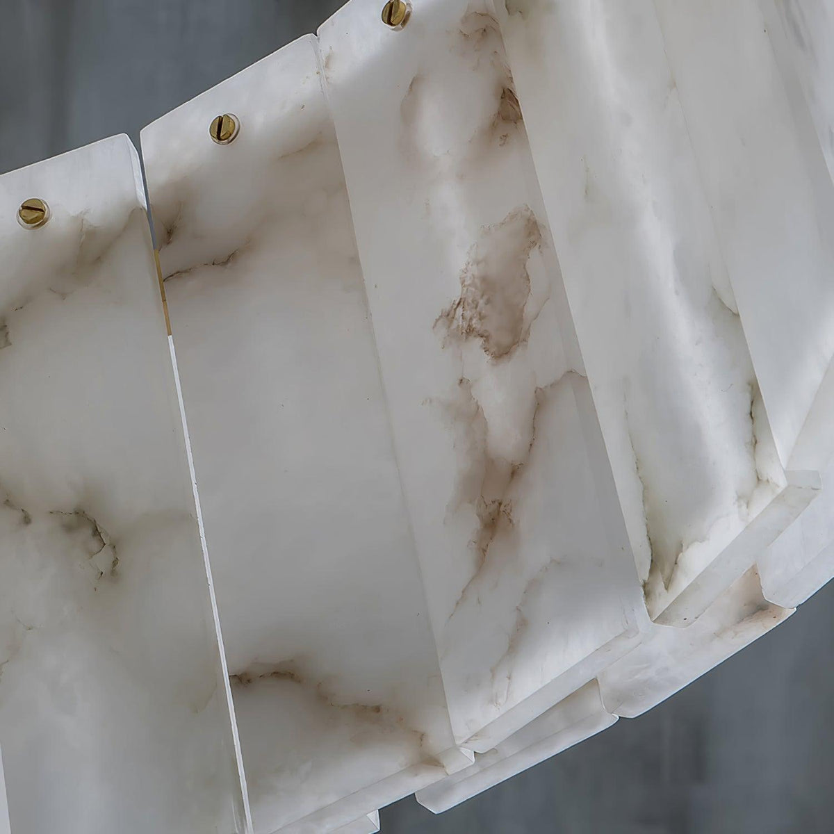 Dovin Alabaster runde Pendelleuchte