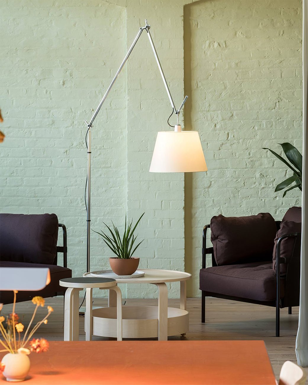 Ciroce Stoff-Industrie-Stehleuchte für Wohnzimmer | Cielum