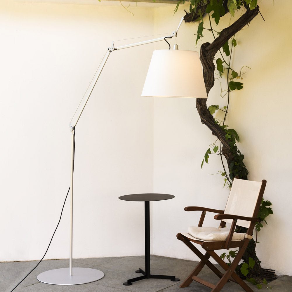 Ciroce Stoff-Industrie-Stehleuchte für Wohnzimmer | Cielum
