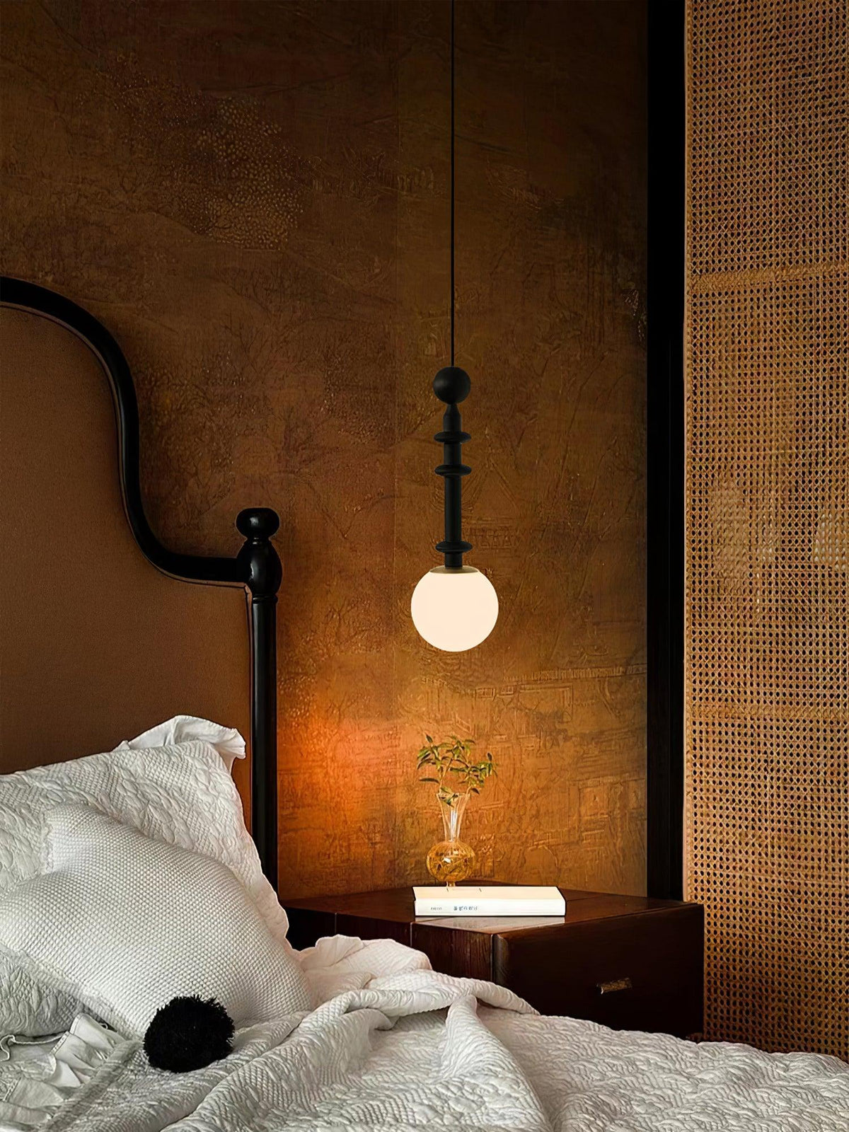 Barvel Pendelleuchte aus Holz im Industrie-Stil