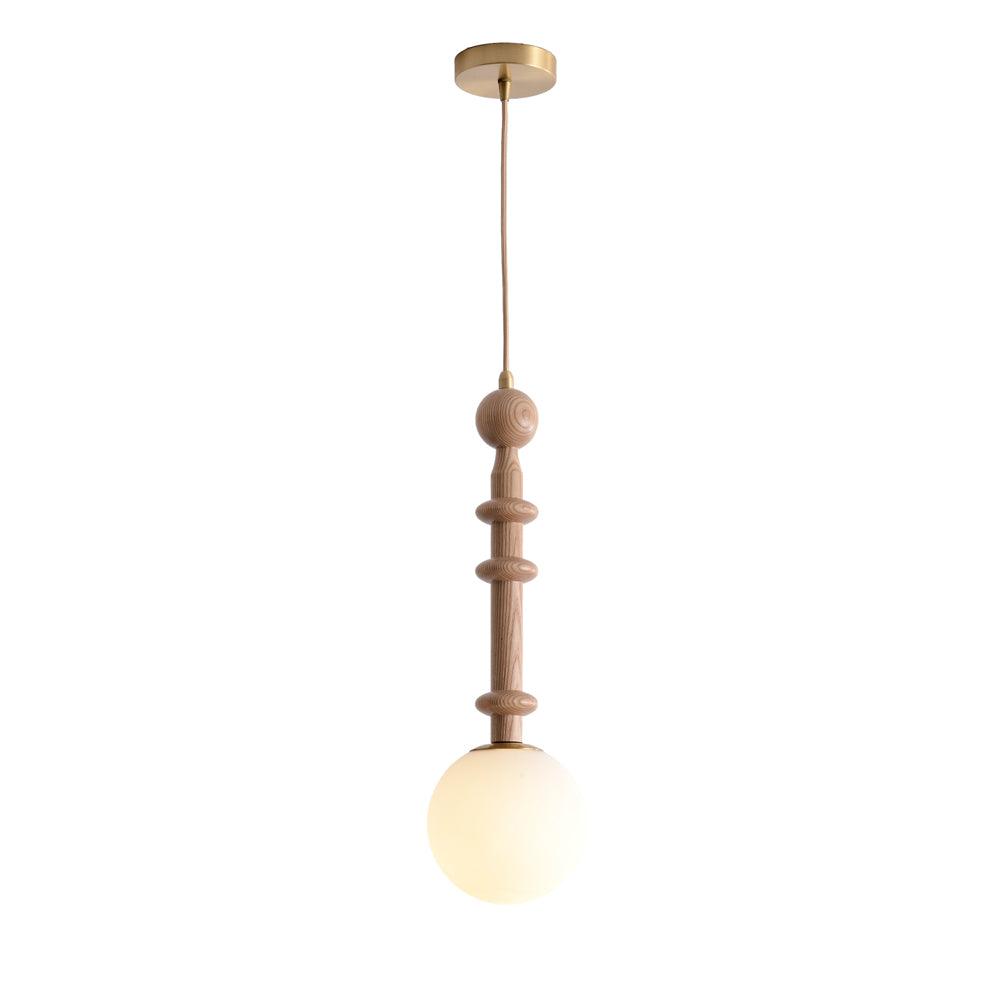 Barvel Pendelleuchte aus Holz im Industrie-Stil