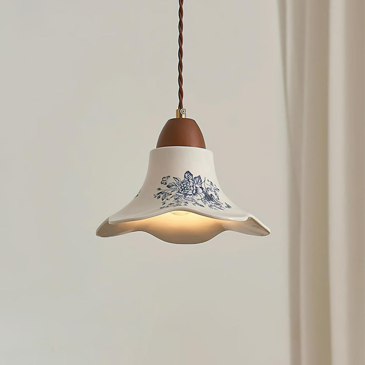 Porcelain Blossom Pendelleuchte