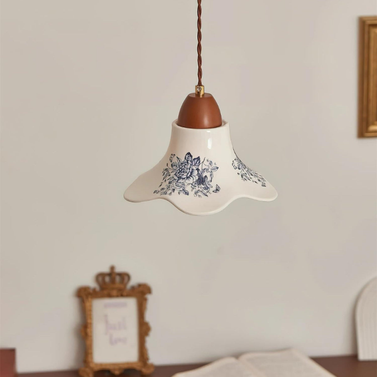 Porcelain Blossom Pendelleuchte