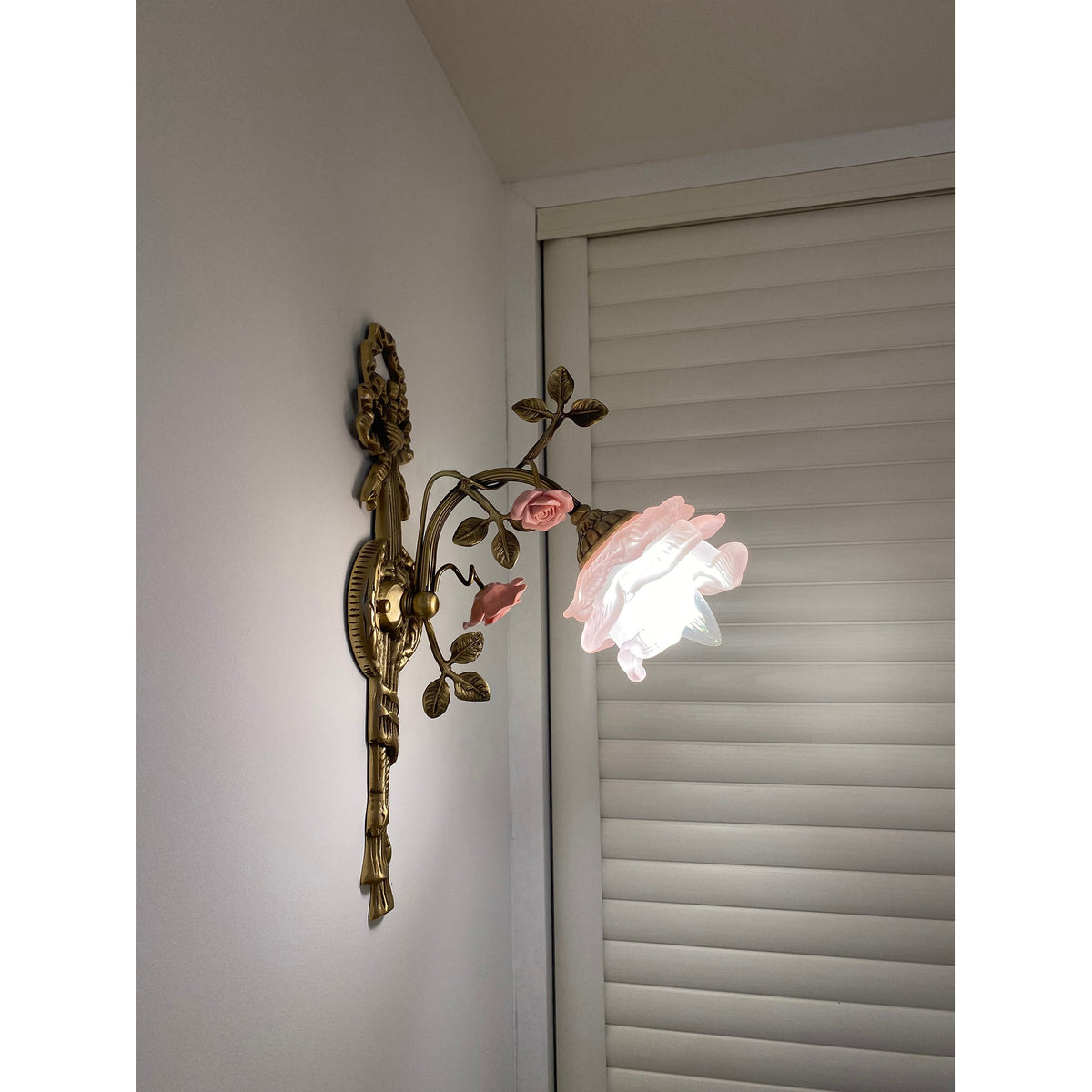 Valmora Wandleuchte Bronze Art Nouveau Wohnzimmer | Cielum