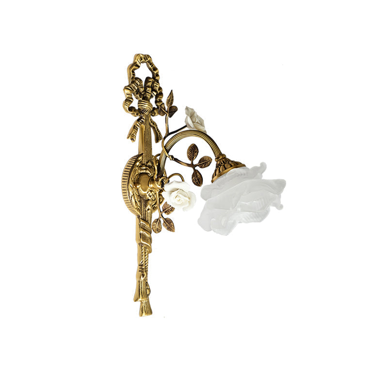 Valmora Wandleuchte Bronze Art Nouveau Wohnzimmer | Cielum