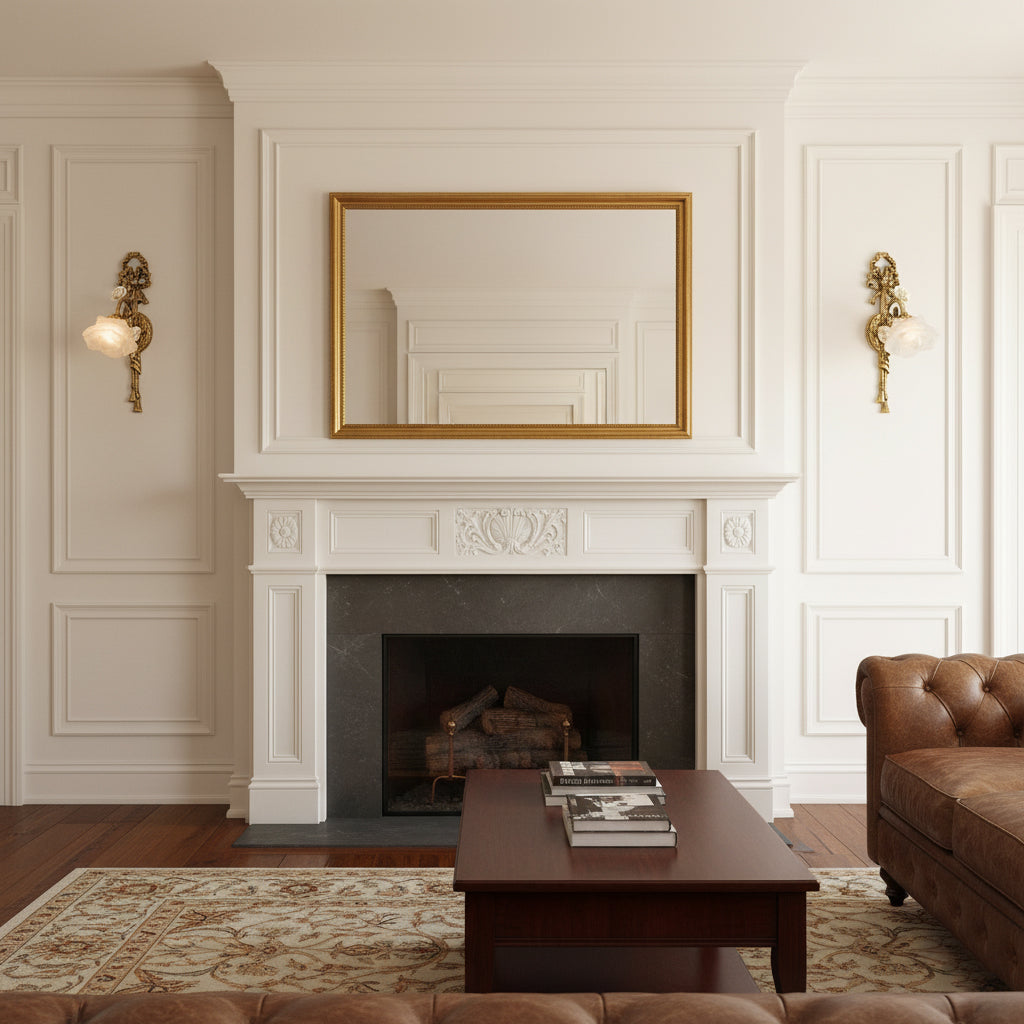 Valmora Wandleuchte Bronze Art Nouveau Wohnzimmer | Cielum