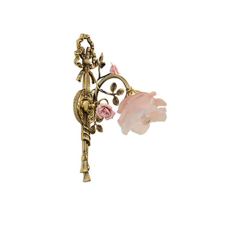 Valmora Wandleuchte Bronze Art Nouveau Wohnzimmer | Cielum