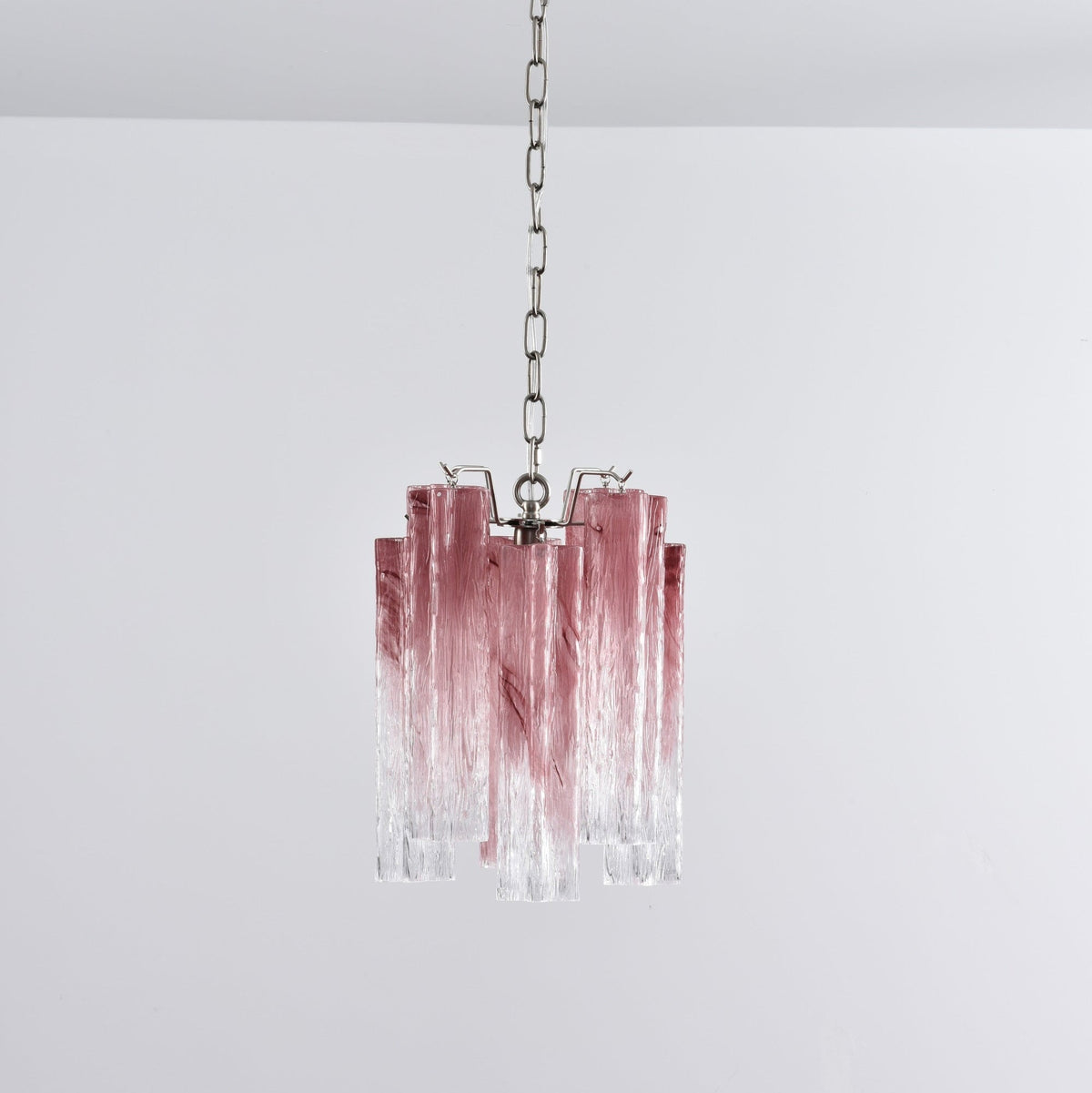 Lioroella Kronleuchter Pink Gradient Murano-Glas