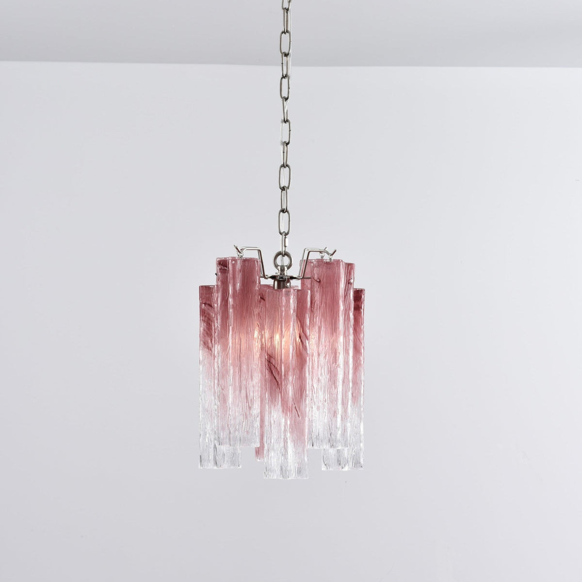 Lioroella Kronleuchter Pink Gradient Murano-Glas