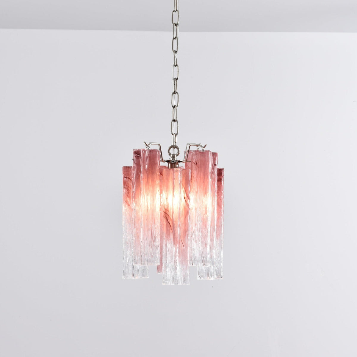 Lioroella Kronleuchter Pink Gradient Murano-Glas