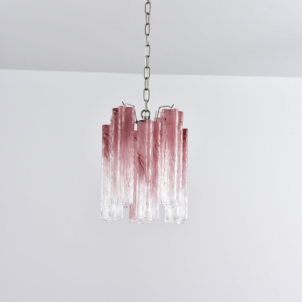 Lioroella Kronleuchter Pink Gradient Murano-Glas