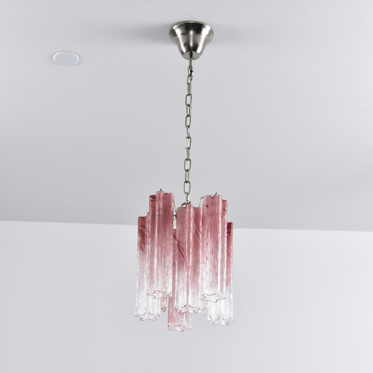 Lioroella Kronleuchter Pink Gradient Murano-Glas