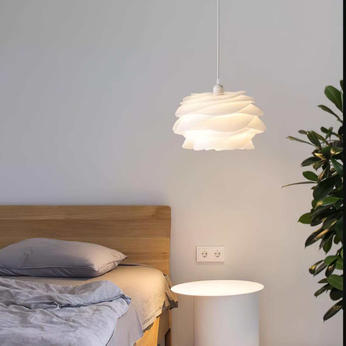 Kirove Pendelleuchte PVC Rosenblumenmuster mehrschichtig romantisch