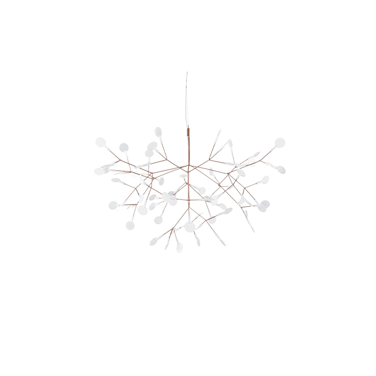 Auroreon Kronleuchter Roségold Firefly LED Ast