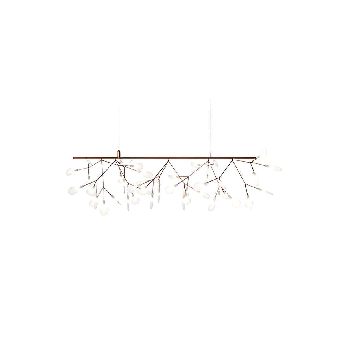 Auroreon Kronleuchter Roségold Firefly LED Ast