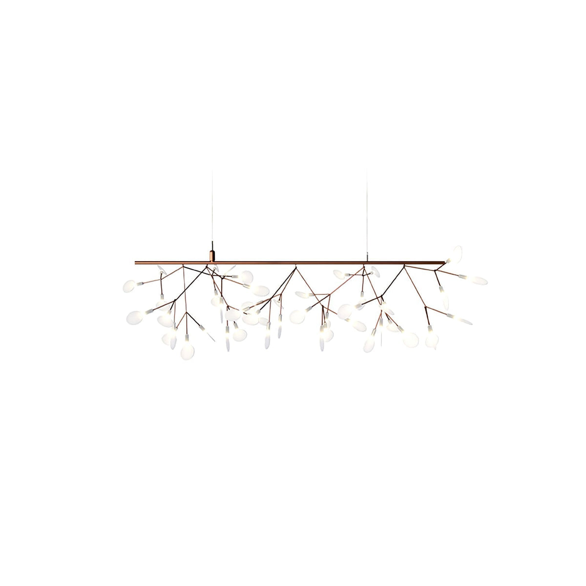 Auroreon Kronleuchter Roségold Firefly LED Ast