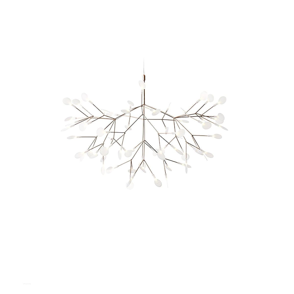 Auroreon Kronleuchter Roségold Firefly LED Ast