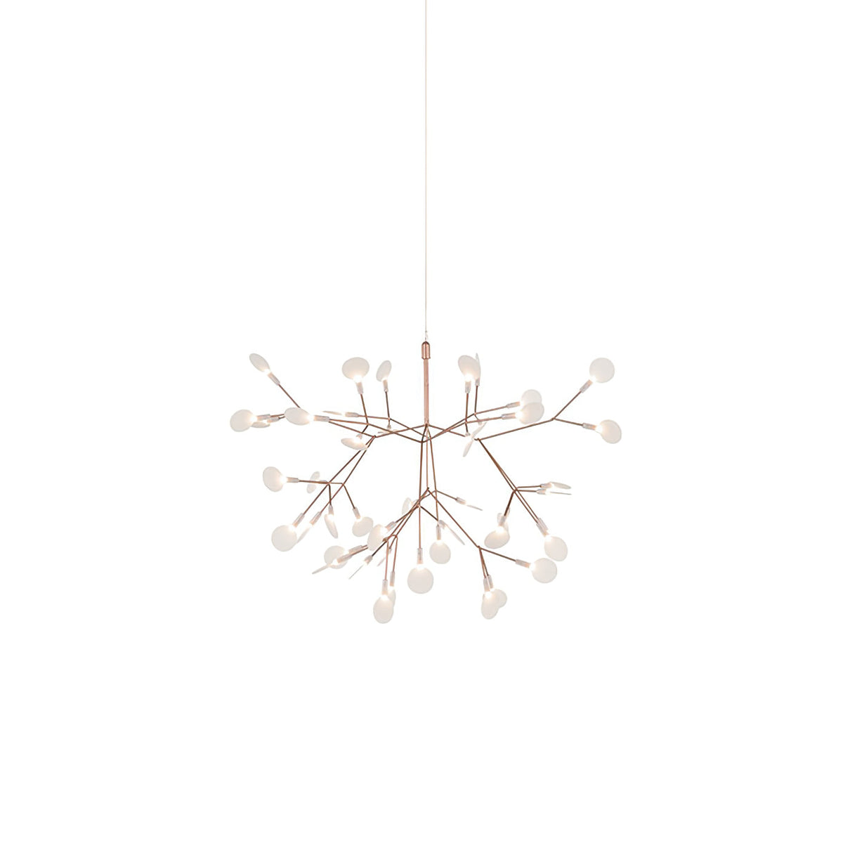 Auroreon Kronleuchter Roségold Firefly LED Ast