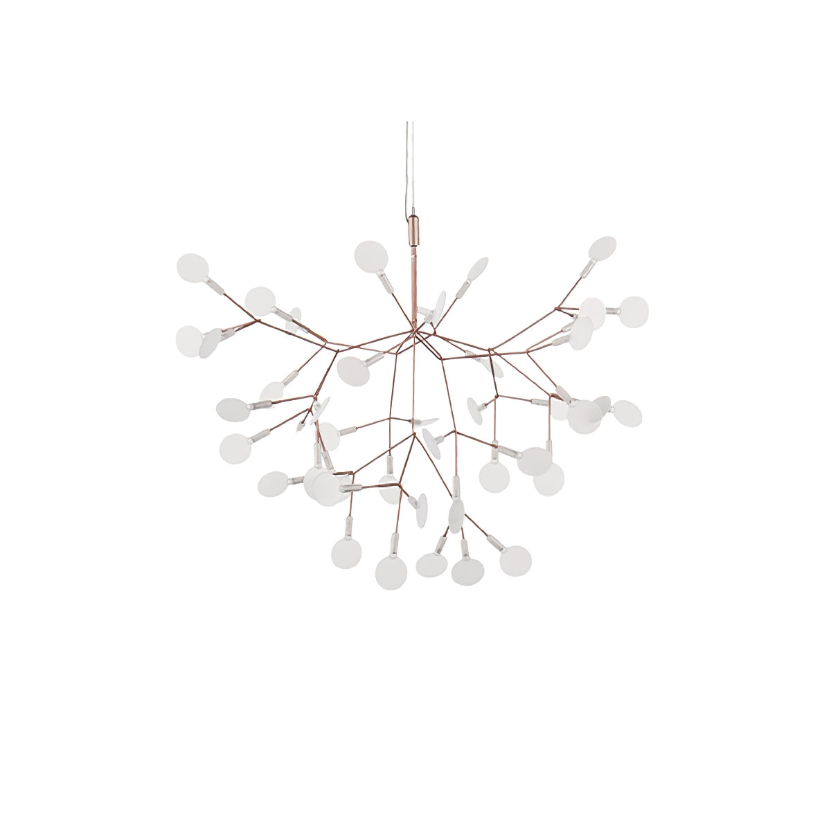 Auroreon Kronleuchter Roségold Firefly LED Ast