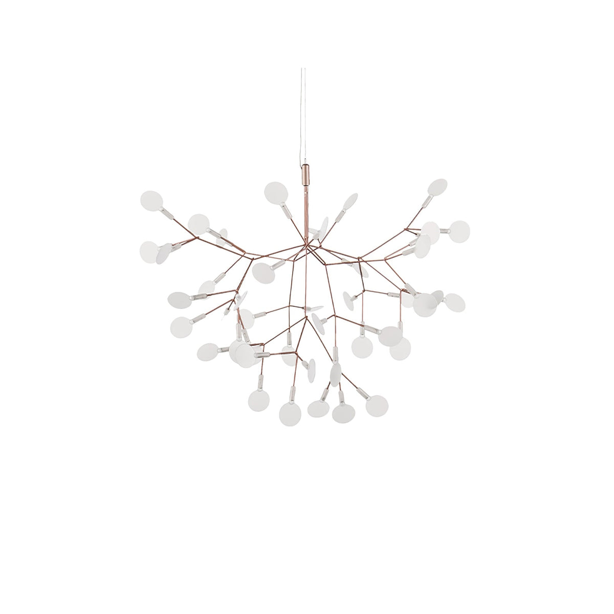 Auroreon Kronleuchter Roségold Firefly LED Ast