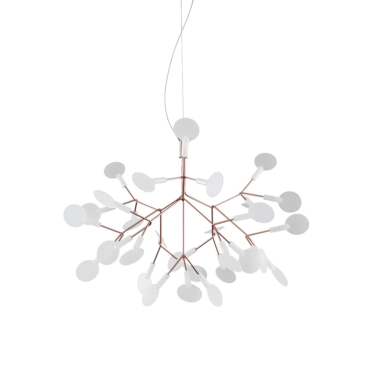 Auroreon Kronleuchter Roségold Firefly LED Ast