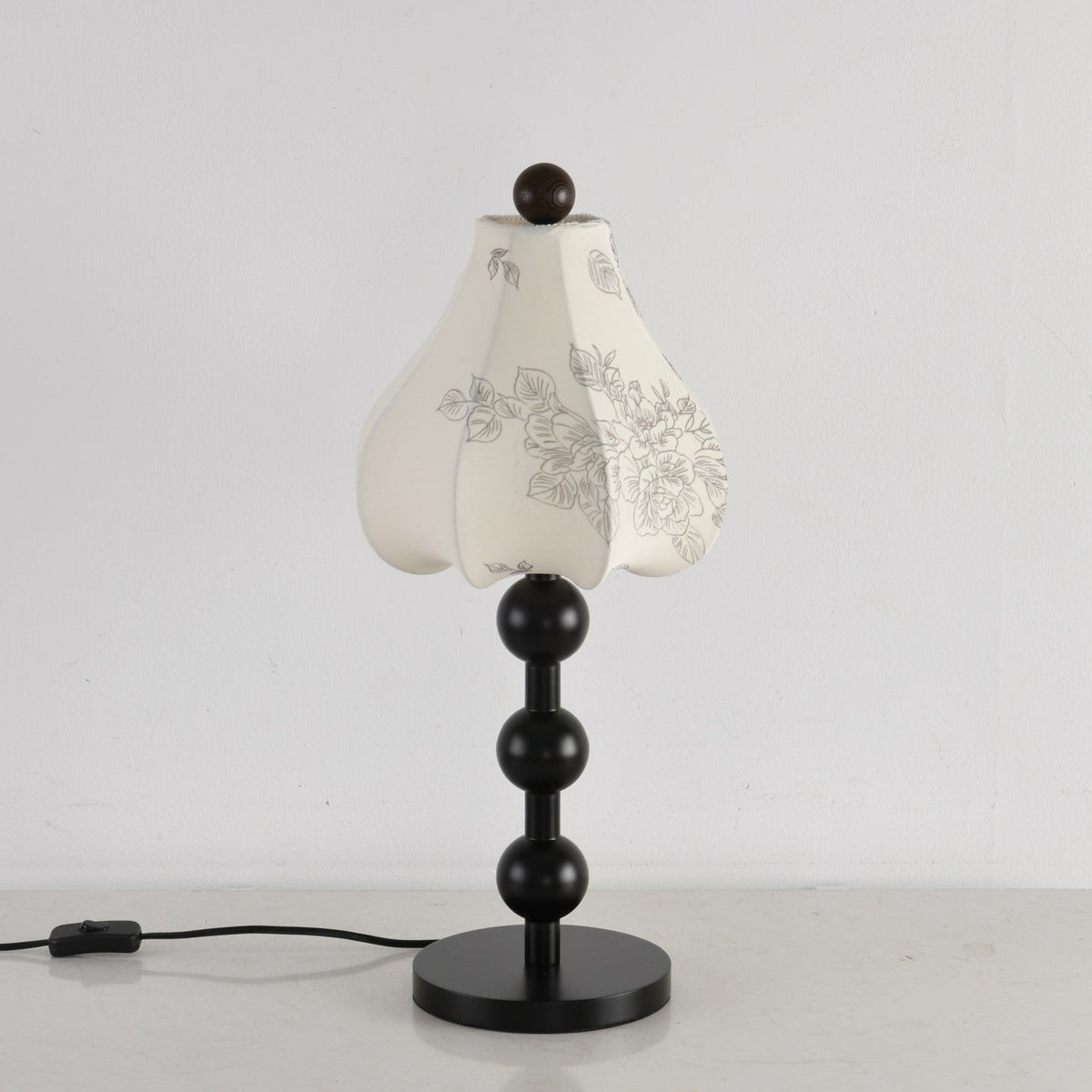 Mirerelle Vintage-Stoff-Tischleuchte