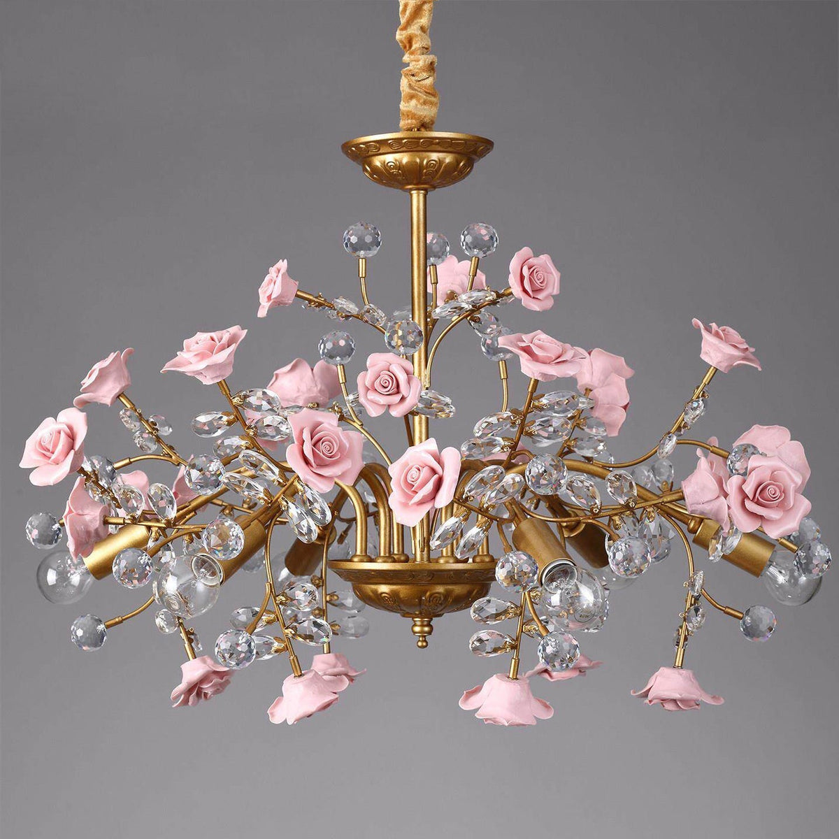 Rosé Amara Kronleuchter