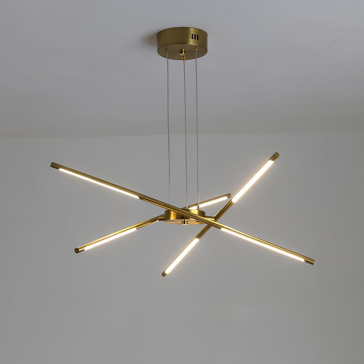 Lumueon Kronleuchter drehbar LED modern