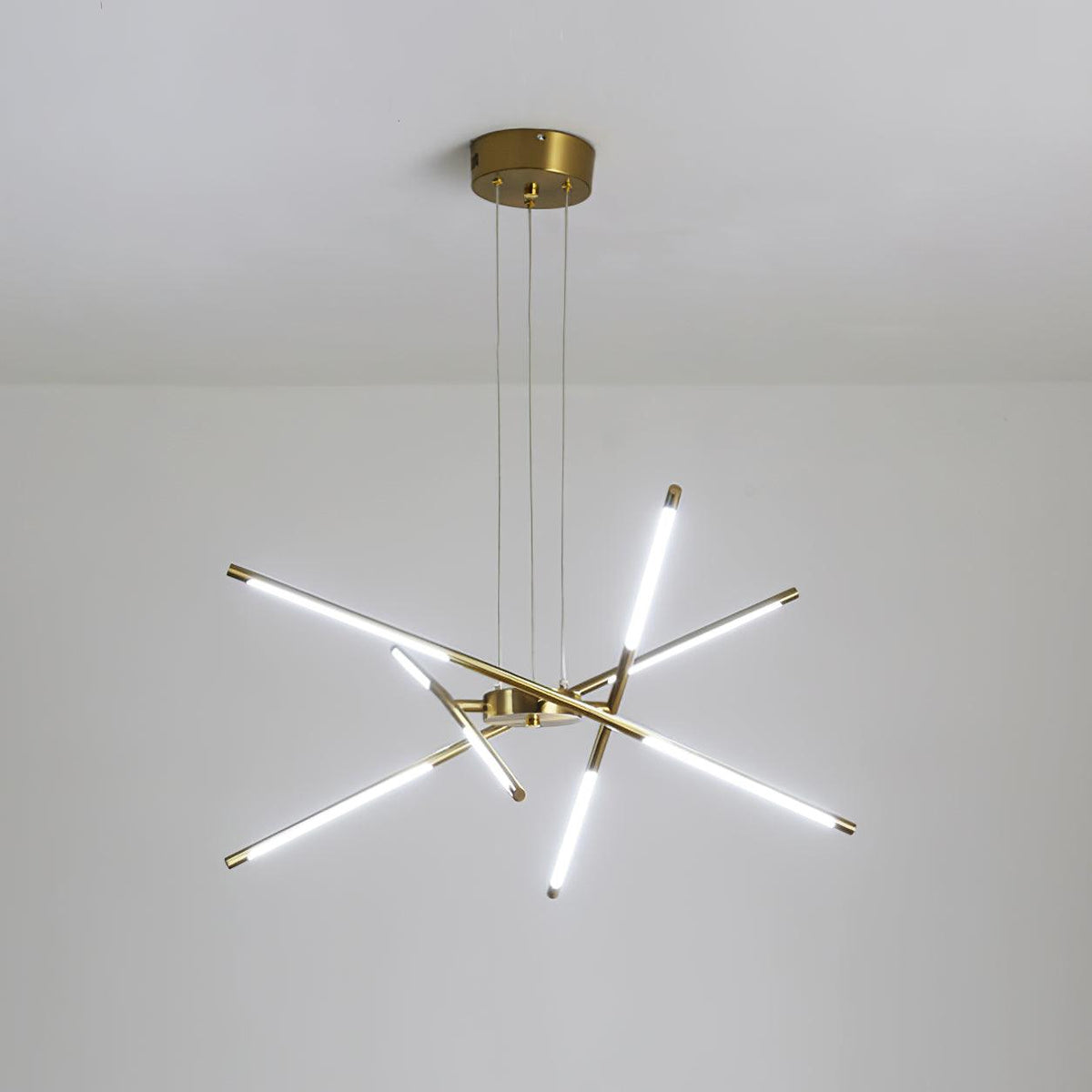 Lumueon Kronleuchter drehbar LED modern
