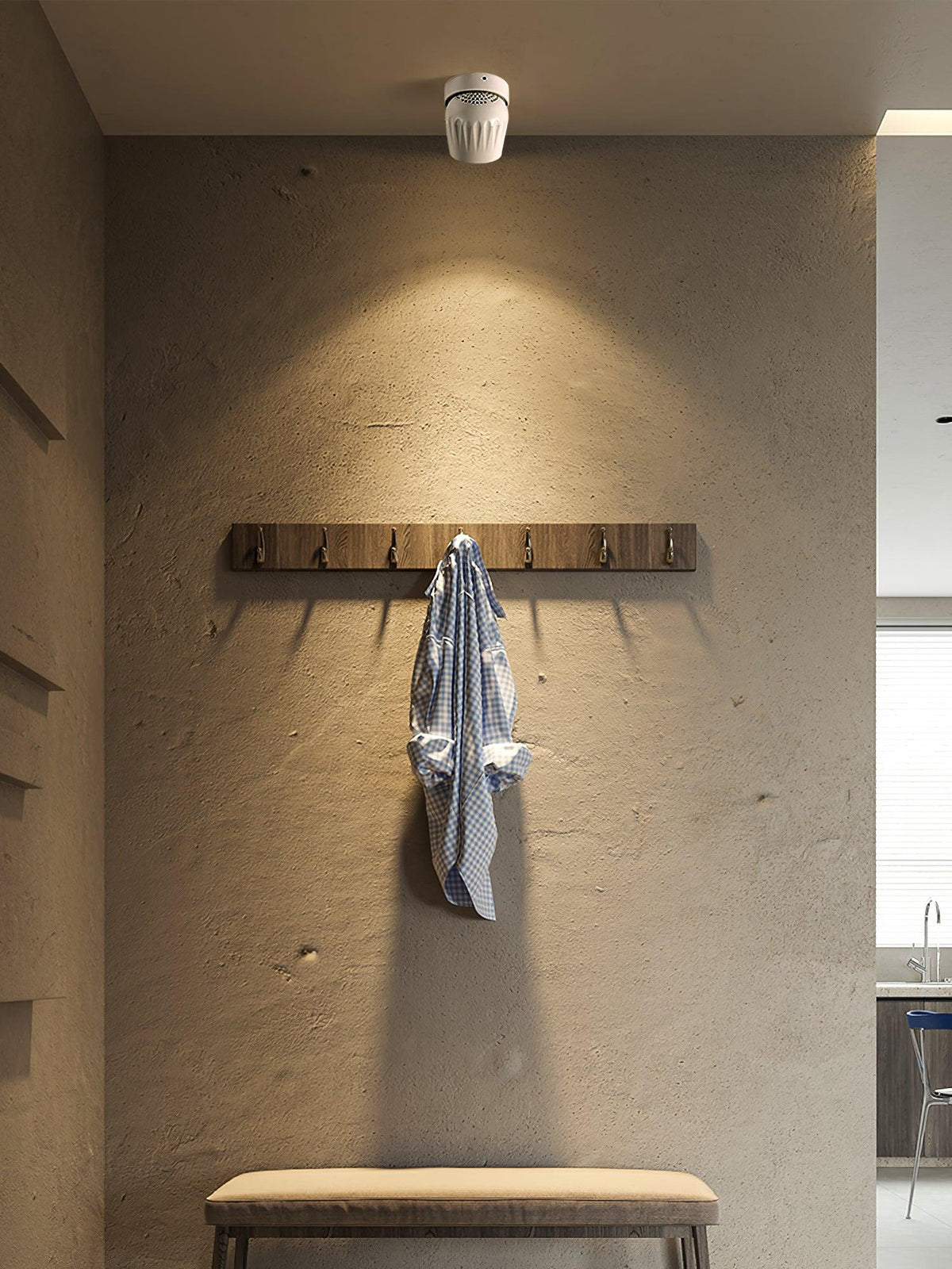 Keveny Decken-Spotlight Aluminium Rippen drehbar minimalistisch