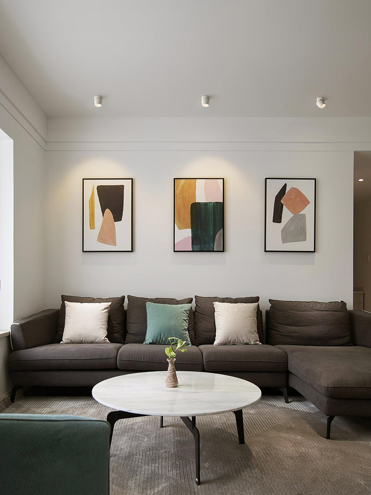 Keveny Decken-Spotlight Aluminium Rippen drehbar minimalistisch