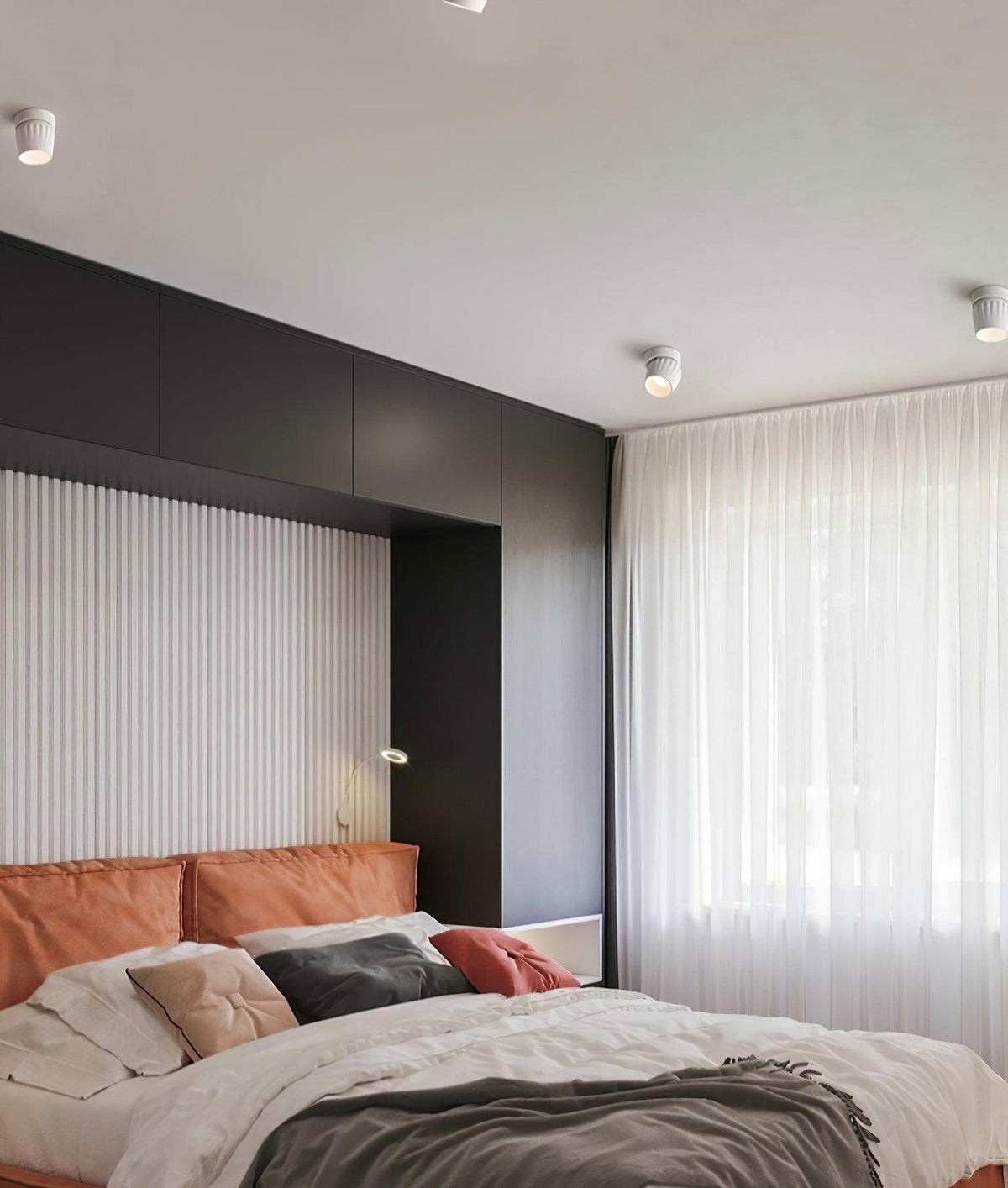 Keveny Decken-Spotlight Aluminium Rippen drehbar minimalistisch