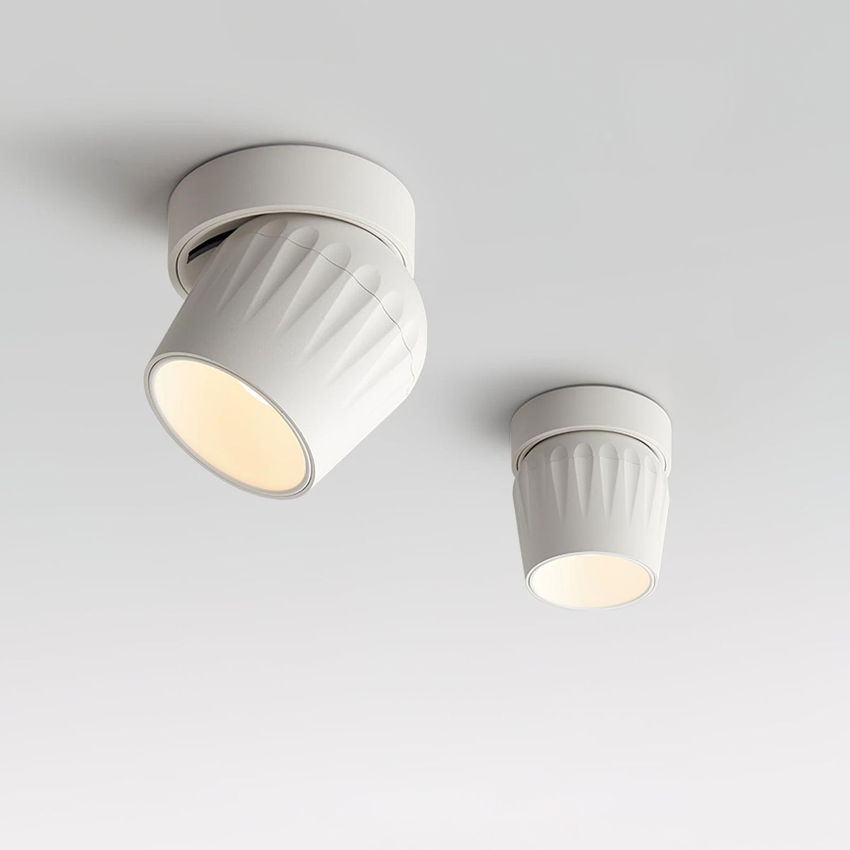 Keveny Decken-Spotlight Aluminium Rippen drehbar minimalistisch