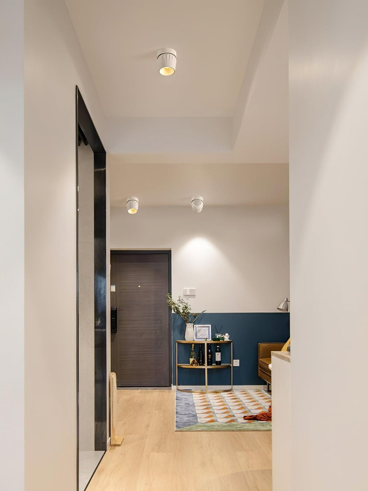 Keveny Decken-Spotlight Aluminium Rippen drehbar minimalistisch
